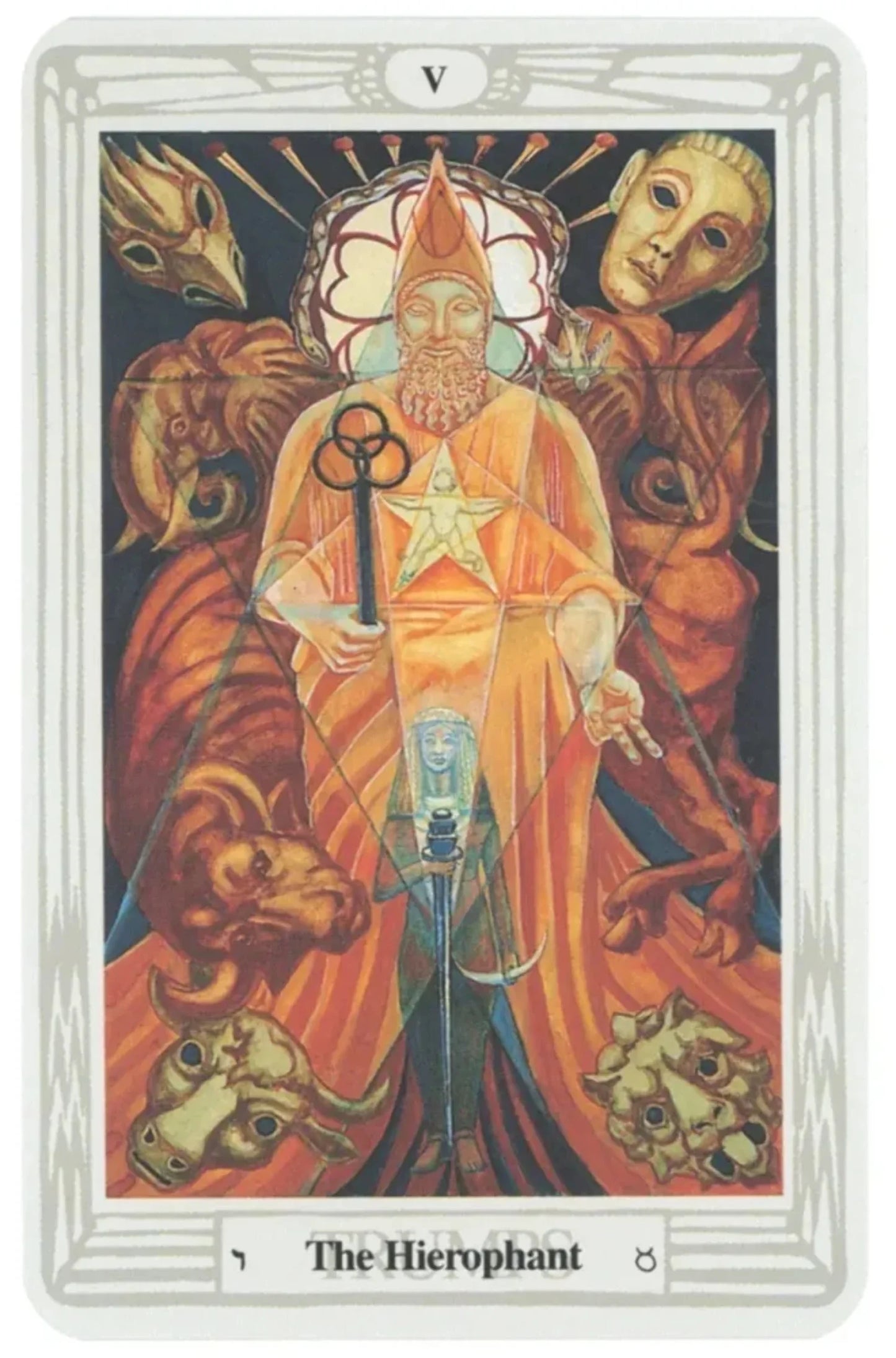 Thoth Tarot Deck Large, Book 1 (Deluxe Edition) (Paperback)