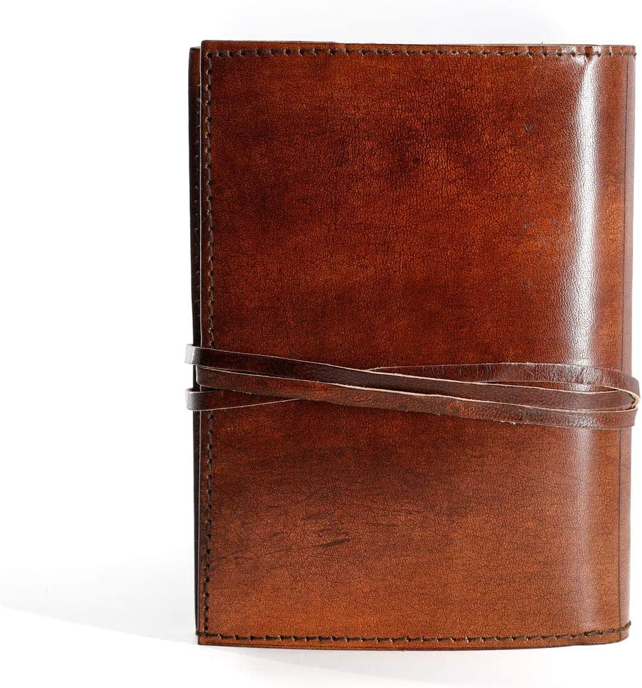 Leather Journal in Brown 7X5 Refillable Lined Paper Tree of Life Handmade Writing Notebook Diary Leather Bound Daily Notepad for Women and Men Writing Pad for Artist Sketch