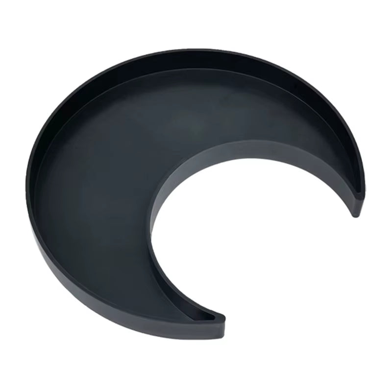 Wooden Serving Tray Rustic Tableware Dessert Dish Moon Sun Shape Jewelry Plate Bowl Eid Mubarak Supplies