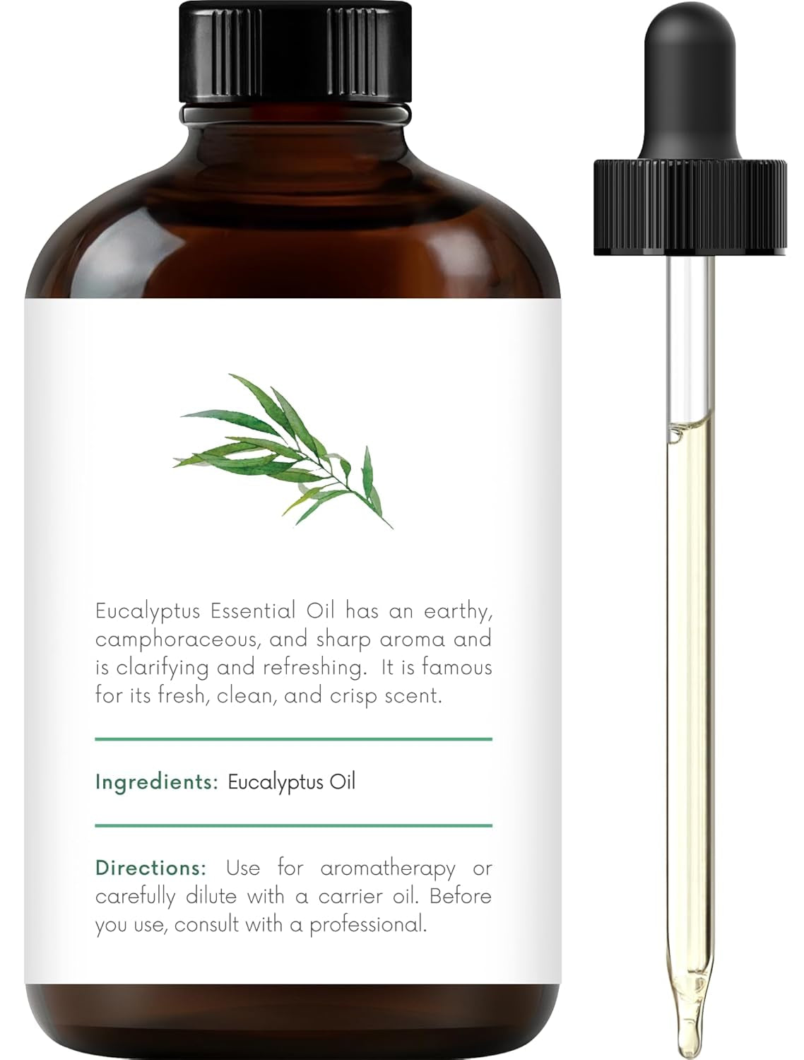 Eucalyptus Essential Oil - Huge 4 Fl Oz - 100% Pure and Natural - Premium Grade Essential Oil for Diffuser and Aromatherapy
