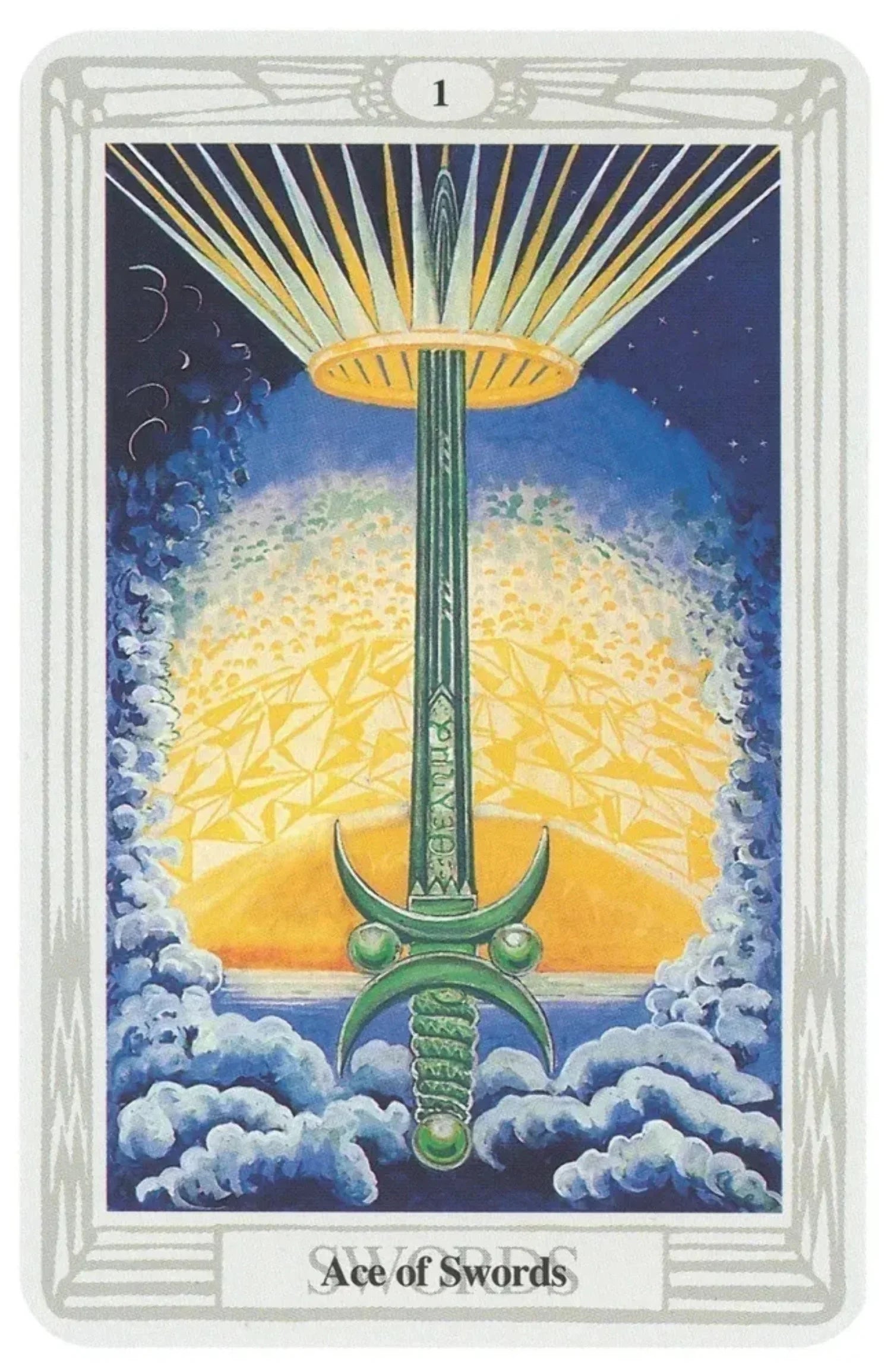 Thoth Tarot Deck Large, Book 1 (Deluxe Edition) (Paperback)
