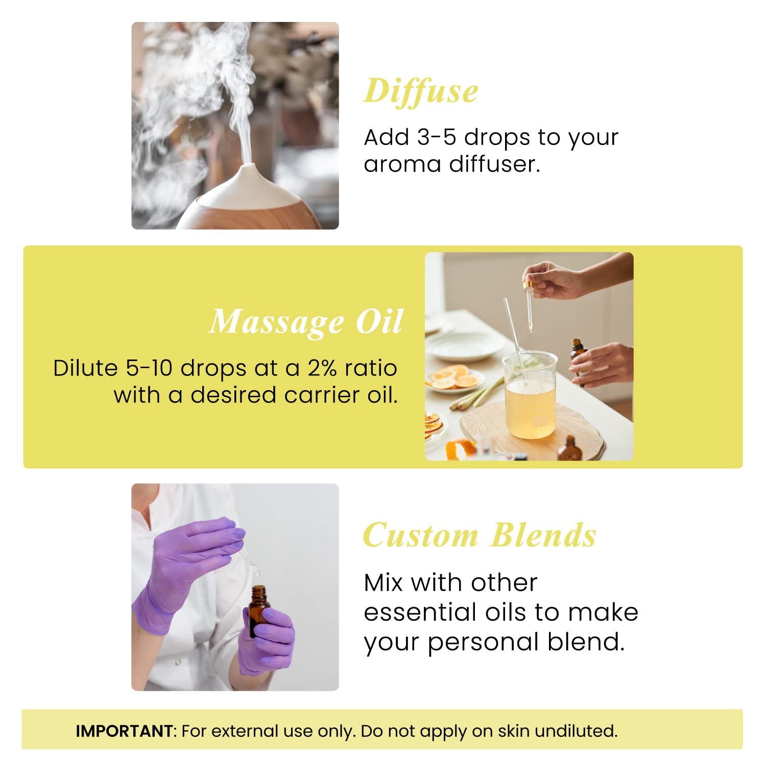 Lemon Essential Oil - Huge 4 Fl Oz - 100% Pure and Natural - Premium Grade Essential Oil for Diffuser and Aromatherapy