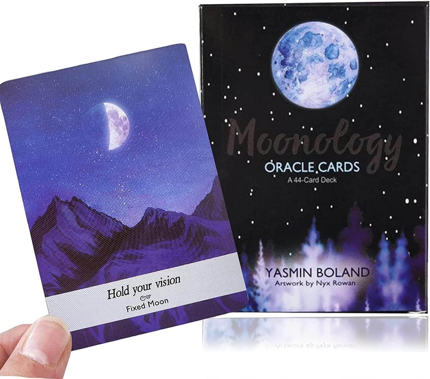 Moon Oracle Tarot Cards Deck, a 44-Card Deck, Fortune Telling Cards Decks,Fortune Telling Game for Beginners
