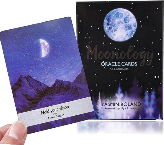 Moon Oracle Tarot Cards Deck, a 44-Card Deck, Fortune Telling Cards Decks,Fortune Telling Game for Beginners
