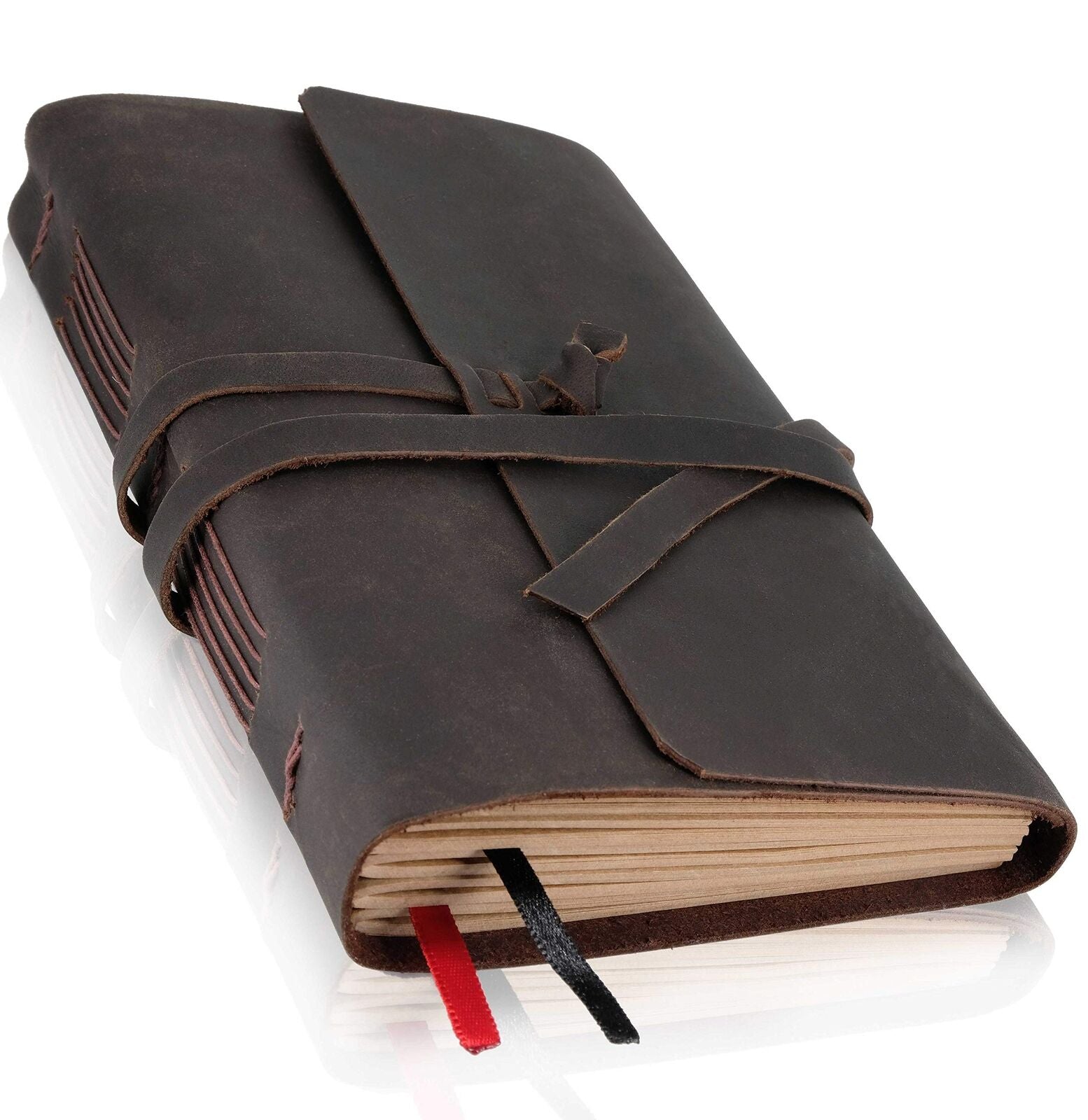 Leather Journal with Lined Pages - Leather Bound Writing Journal for Men & Wo...